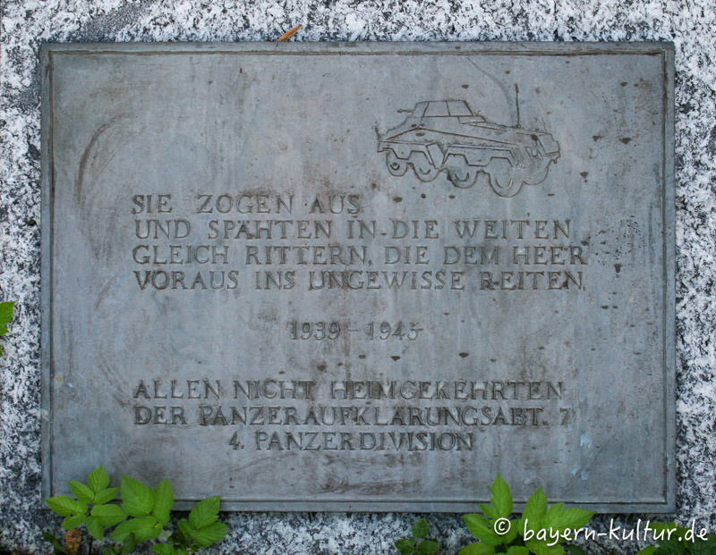 Kriegerdenkmal der 4. Panzerdivision