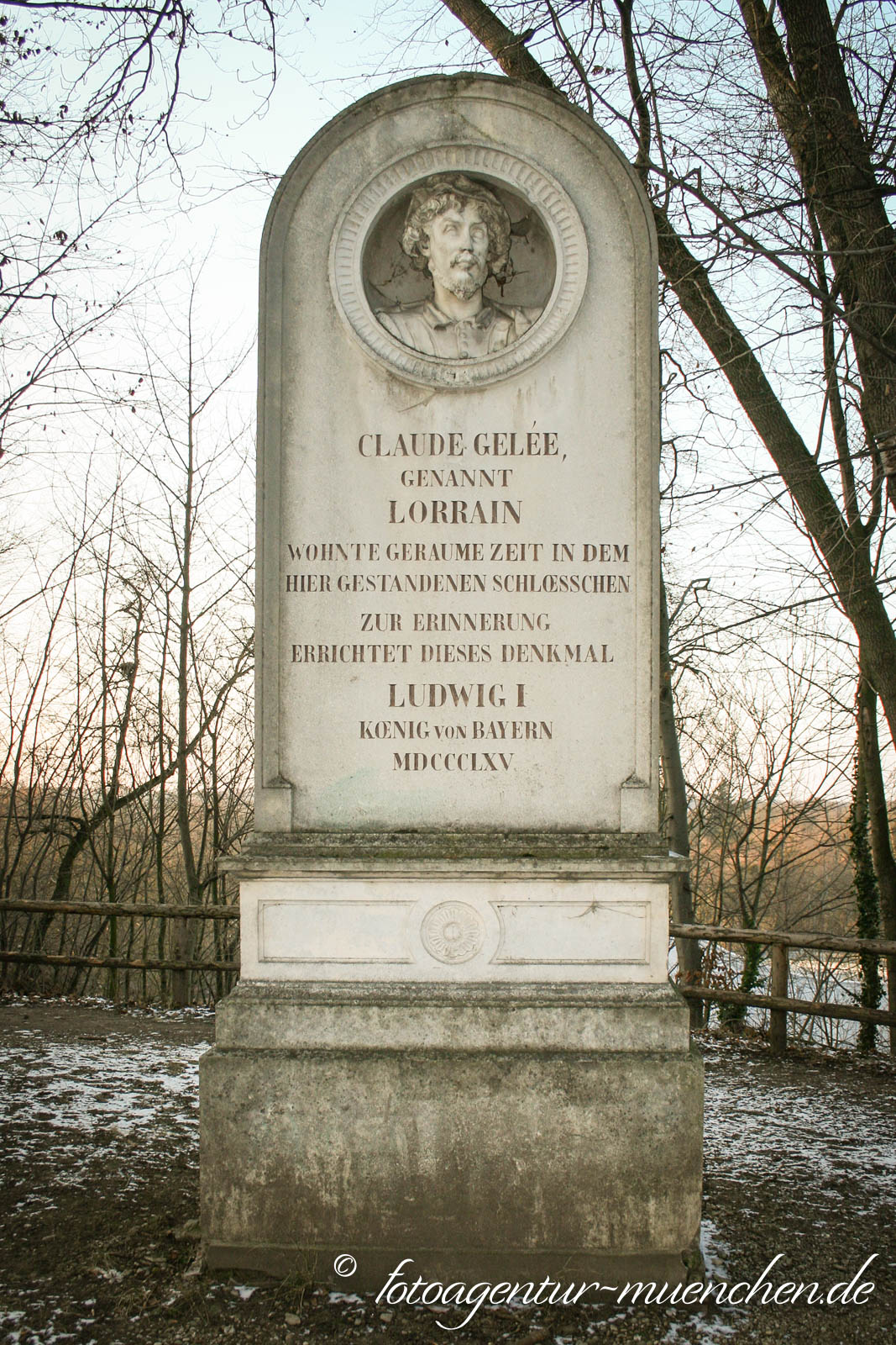 Gedenkstein für Claude Lorrain