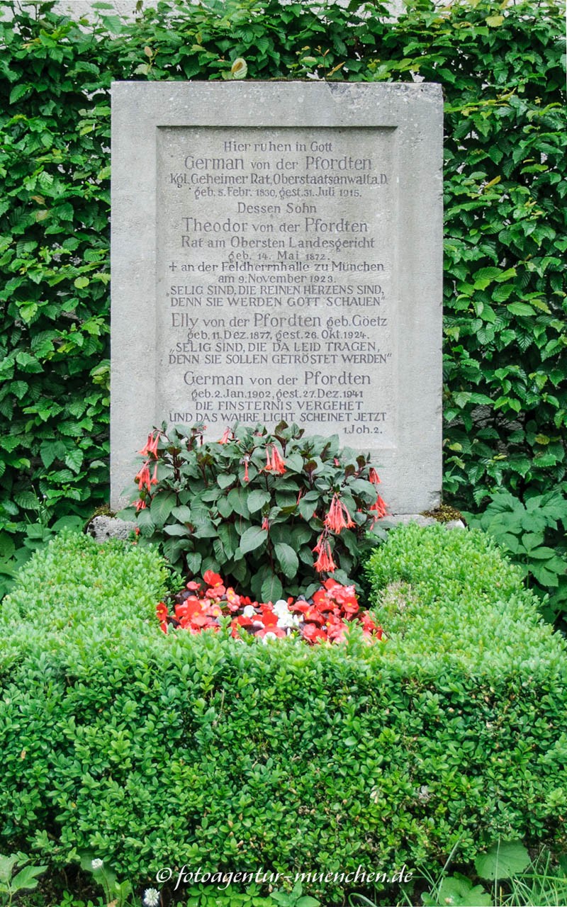 Grab - Theodor von der Pfordten 