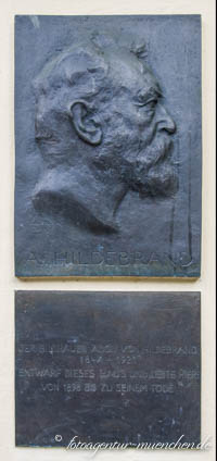 Gerhard Willhalm - Gedenktafel - Adolf von Hildebrand