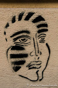 Gerhard Willhalm - Stencil - Gesicht