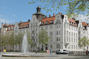 München - Wohneckhaus - Prinzregentenplatz