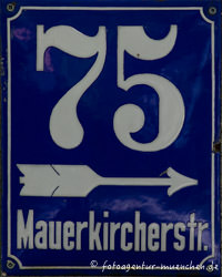 Hausnummer - Mauerkirchnerstraße