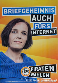 Gerhard Willhalm - Wahlplakat Landtagswahl - Piraten
