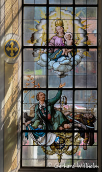Gerhard Willhalm - Kirchenfenster St. Martin (Waakirchen)