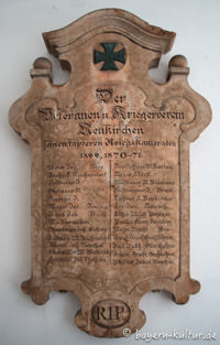 Gerhard Willhalm - Gedenktafel des Veteranenverein Neukirchen