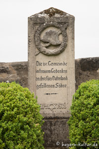 Gerhard Willhalm - Kriegerdenkmal für jüdische Gefallene