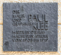 Gerhard Willhalm - Gedenktafel für Paul Klee