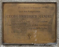  - Gedenktafel - Georg Friedrich Händel