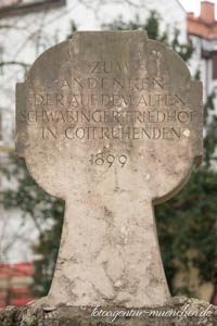 Gedenkkreuz für den Alten Schwabinger Friedhof