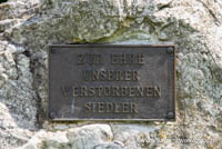 Gerhard Willhalm - Denkmal - Siedler Kaltherberge