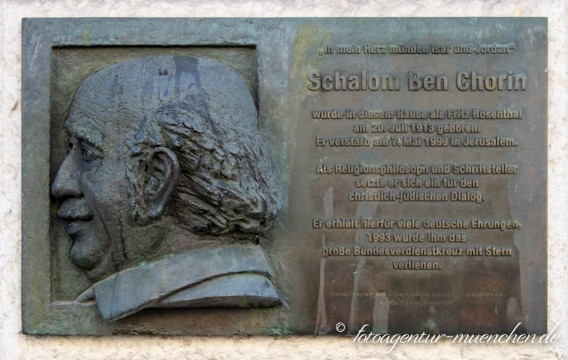 Gedenktafel - Ben-Chorin Schalom