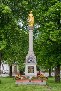 Gerhard Willhalm - Kriegerdenkmal - Mariensäule