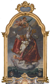 Gerhard Willhalm - Altarbild St. Zeno - Schloss Burgrain