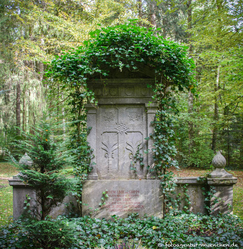 Waldfriedhof - Grab von Carl von Linde