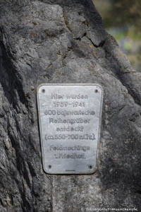 Gerhard Willhalm - Gedenkstein – Bajuwarische Reihengräber
