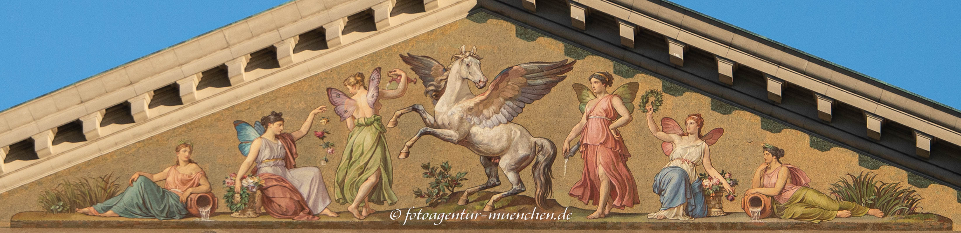 Pegasus und die Horen