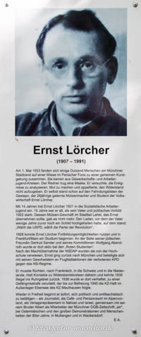  - Gedenkstele - Ernst Lörcher