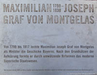 Gerhard Willhalm - Gedenktafel für Montgelas