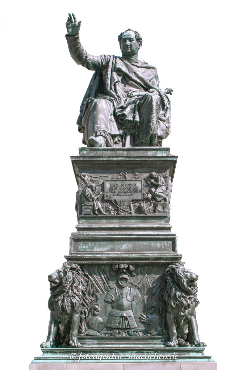 title=Denkmal König Max I. Joseph - Max-Joseph-Platz - Klenze Leo von, Rauch Christian Daniel