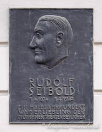 Gedenktafel - Rudolf Seibold