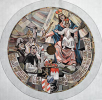 Weingartner Michael - Rundbild zur Erinnerung an die Konsekration der Kirche