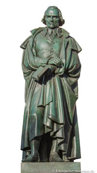 Widmann Max, Westenrieder Lorenz  - Bronzestandbild von Lorenz Westenrieder
