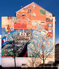 Gerhard Willhalm - Gebäudemalerei am Eine Welt Laden
