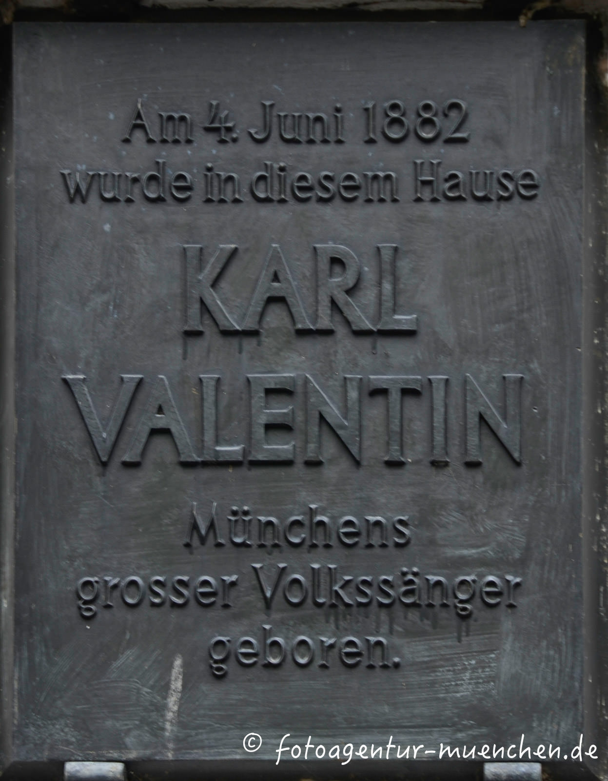 Gedenktafel - Geburtshaus von Karl Valentin