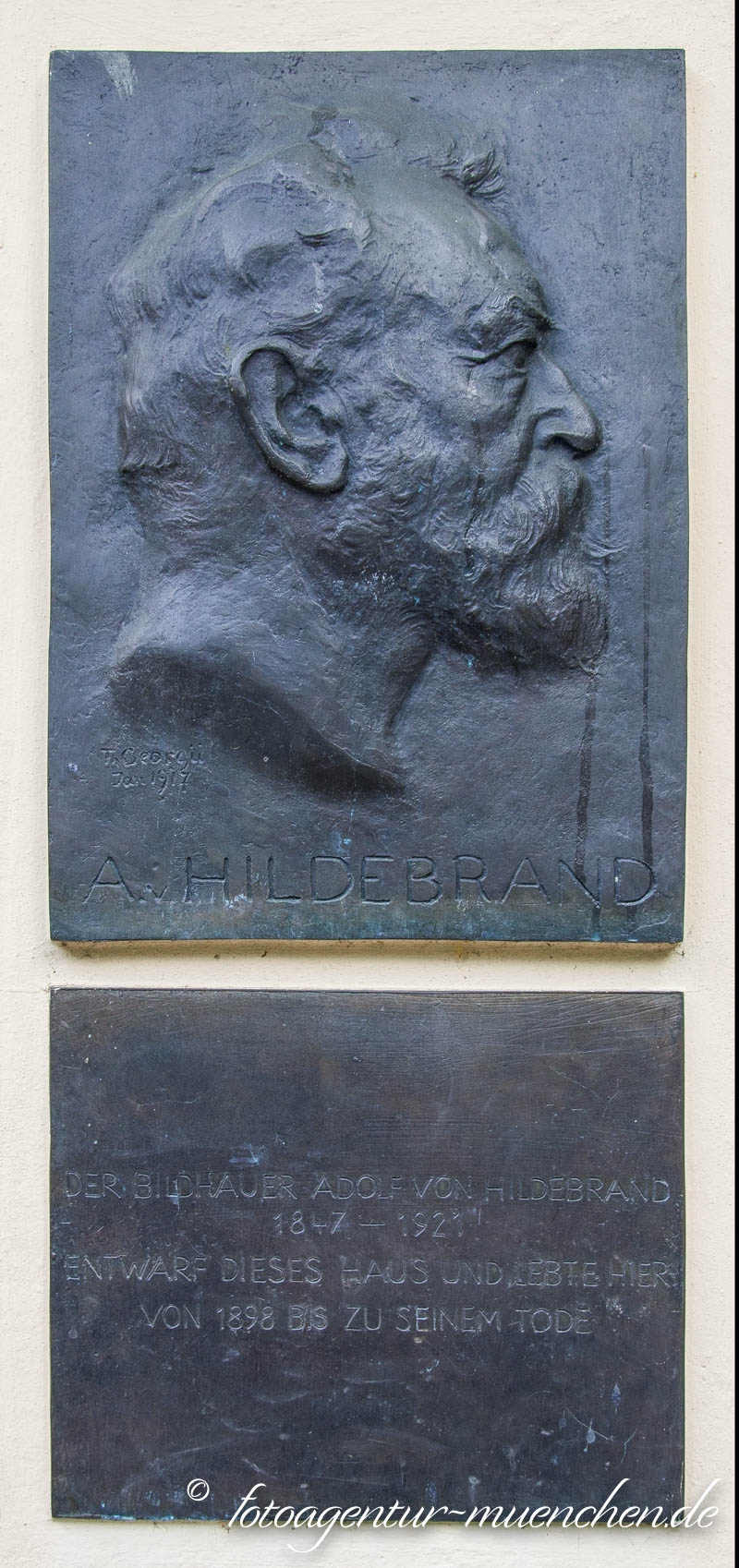 Gedenktafel - Adolf von Hildebrand