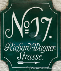 Gerhard Willhalm - Hausnummer - Richard-Wagner-Straße 17