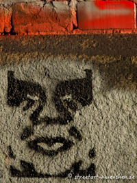 Gerhard Willhalm - Stencil - Gesicht