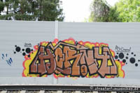  - Graffiti - Schallschutzmauer