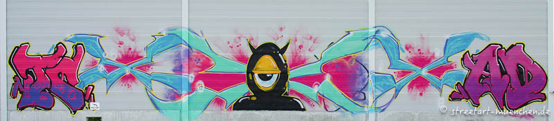 Graffiti - Schallschutzmauer