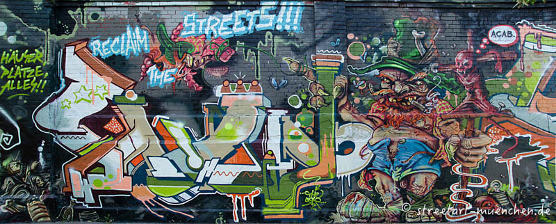 Graffiti - Tumblingerstraße - Juli 2013