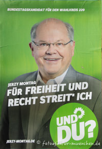 Gerhard Willhalm - Wahlplakat Landtagswahl - Die Grünen