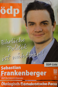 Gerhard Willhalm - Wahlplakat Landtagswahl - ÖDP