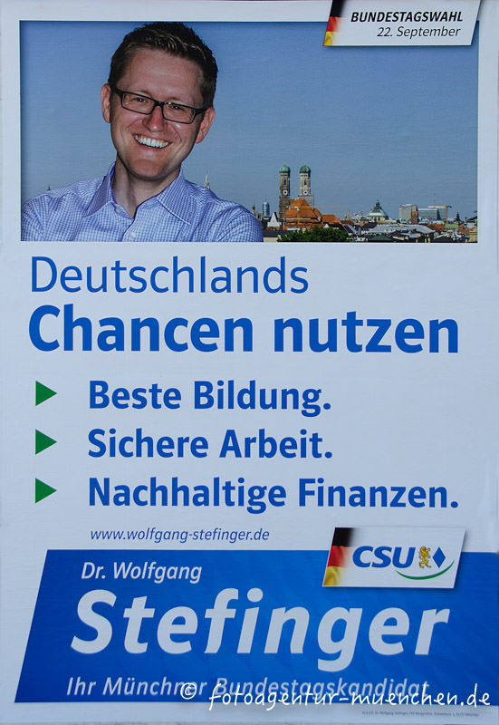 Wahlplakat Landtagswahl - CSU