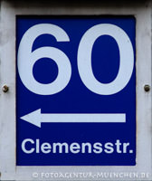  - Hausnummer - Clemensstraße