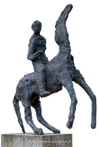 Pferd mit Reiter | 1956