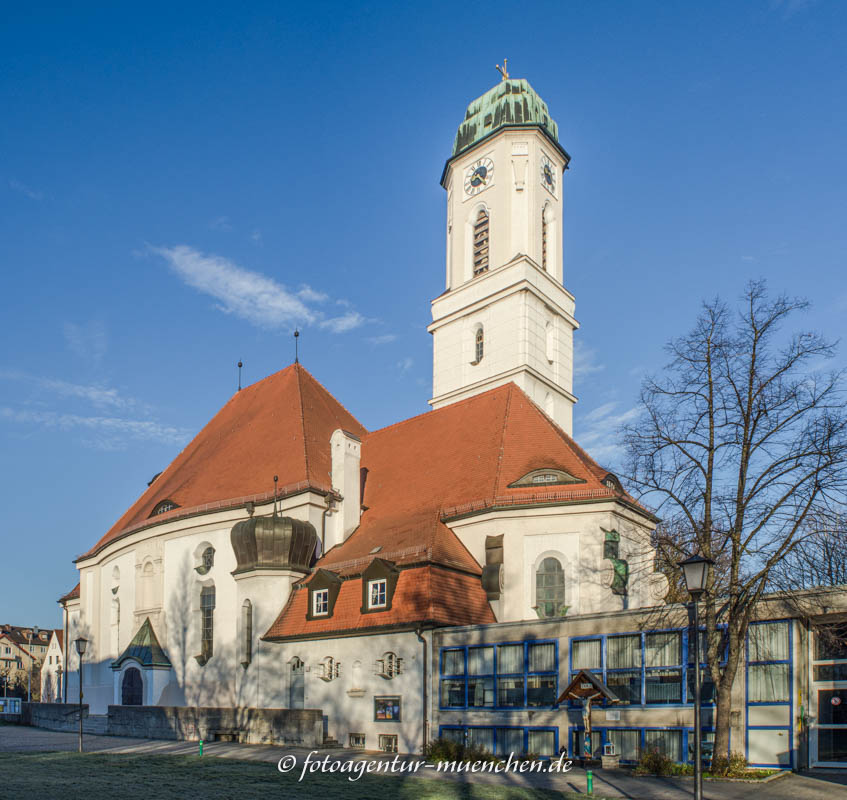 title=Kath. Pfarrkirche St. Georg - Milbertshofener Platz - Herbert Eduard,  Kurz Otho Orlando