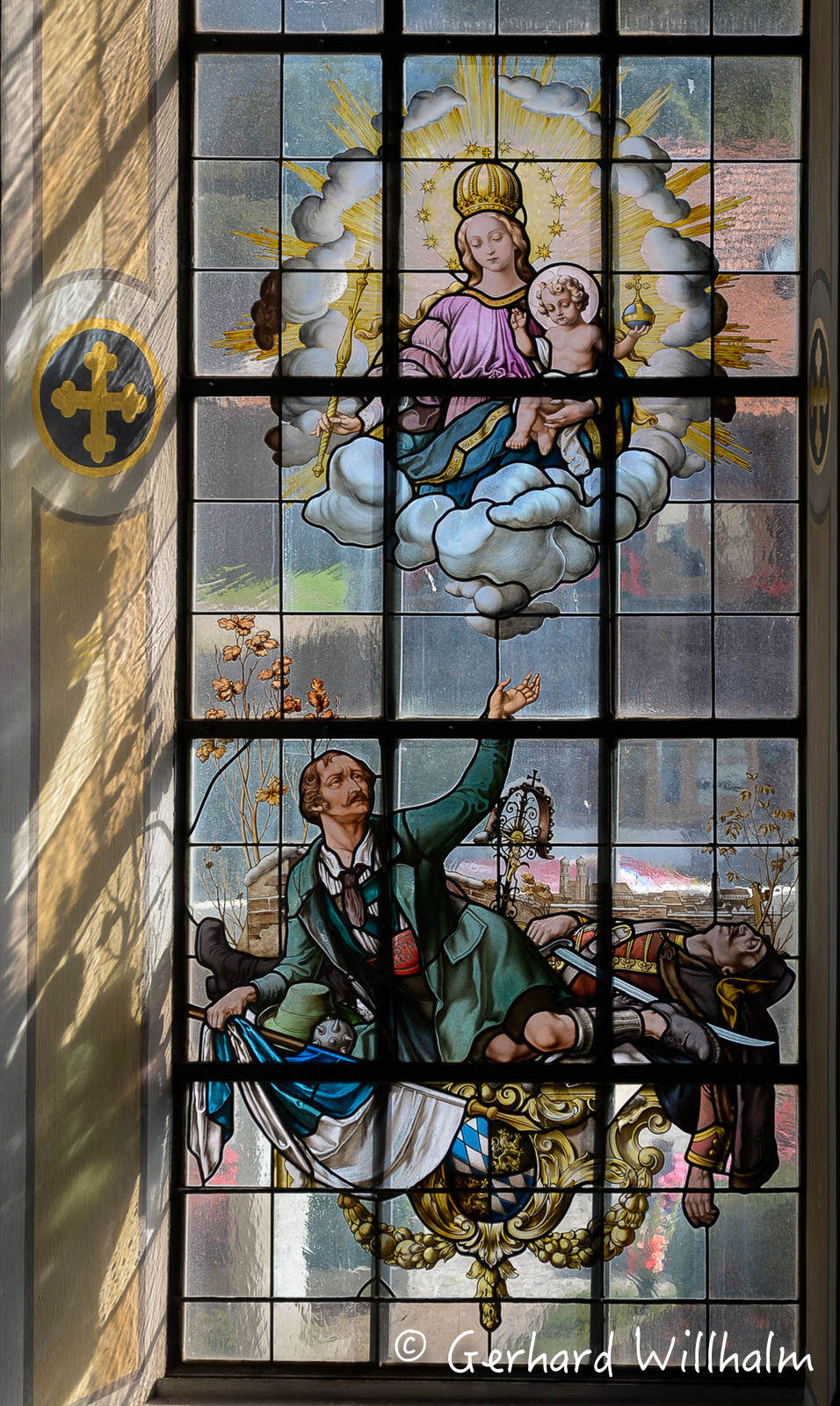 Kirchenfenster St. Martin (Waakirchen)
