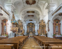 Irsee - Kloster Irsee - Innenraum