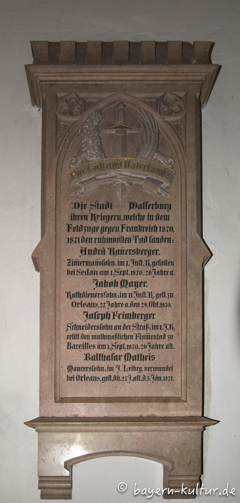 Kriegergedenktafel