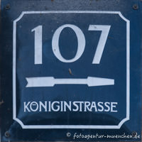  - Hausnummer - Königinstraße