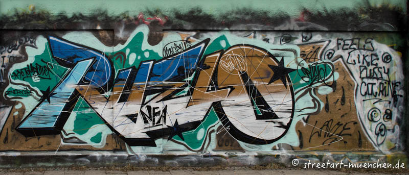Graffiti in der Tumblingerstraße