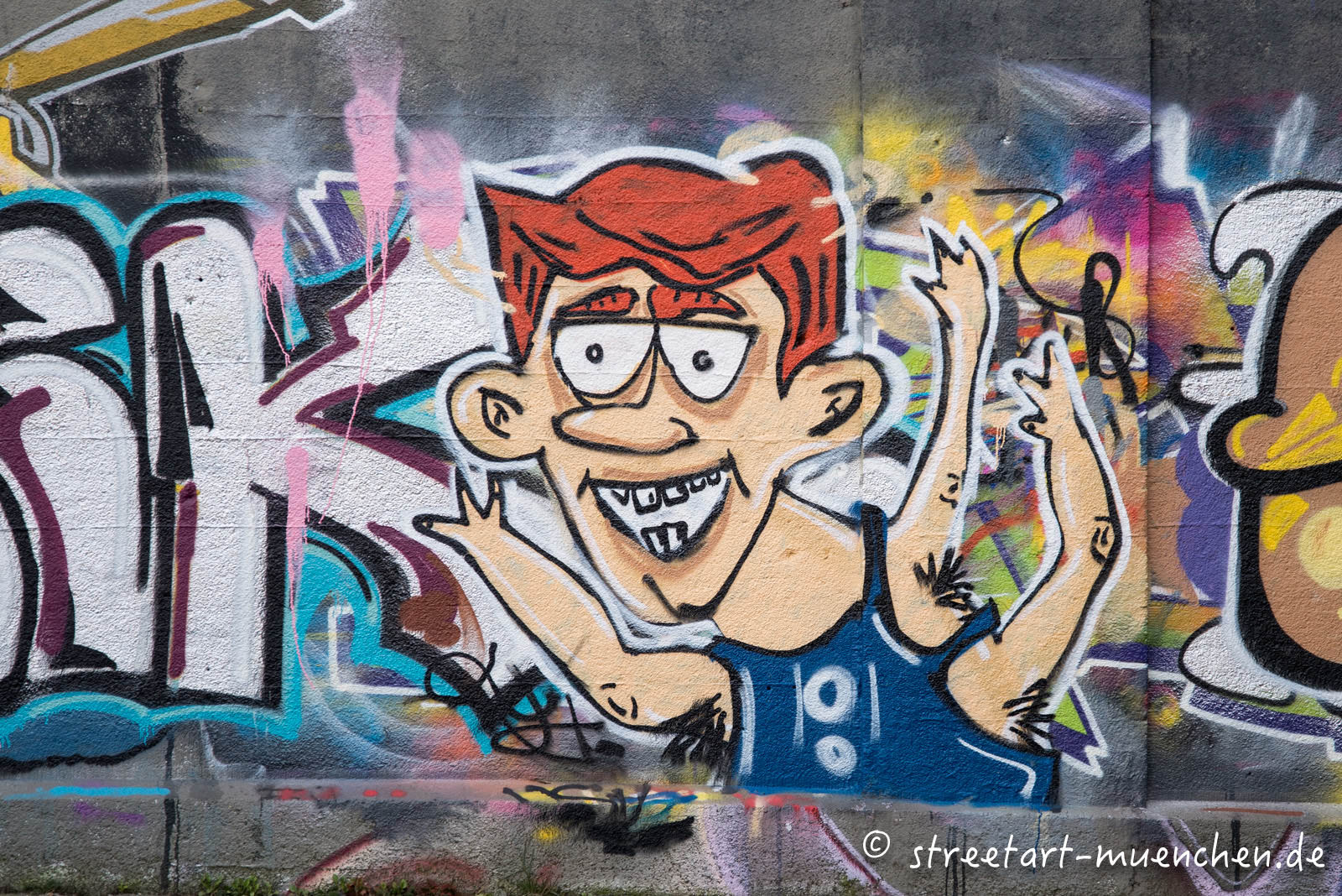 Graffiti im Viehhof