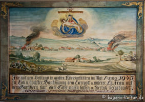 Votivbild - Zweiter Weltkrieg Pfarrkirchen