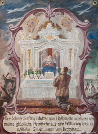 Votivtafel Halbmeile