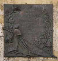 Gerhard Willhalm - Gedenktafel für die gefallenen Krieger